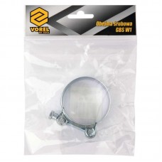 VOREL Colier cu surub zincat, diametru strangere 68-73 mm, latime 24 mm